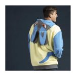 Lucario Themed French Terry Zip-Up Hoodie – Adult - Image 6