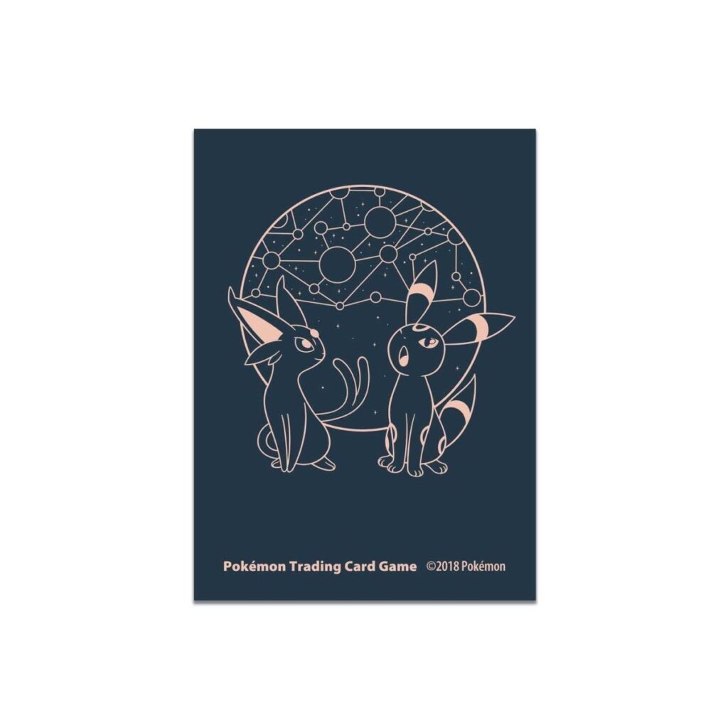 a2b382f8-0290-5b56-8636-6adc485c8e55-1024x1024-1.jpg Pokémon TCG: Espeon & Umbreon Starry Constellations Card Sleeves (65 Sleeves) - Image 1