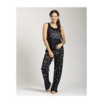 Pikachu & Yamper Electric Pals Black Sleep Pants – Women - Image 4
