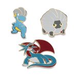 Bagon, Shelgon & Salamence Pokémon Pins (3-Pack)