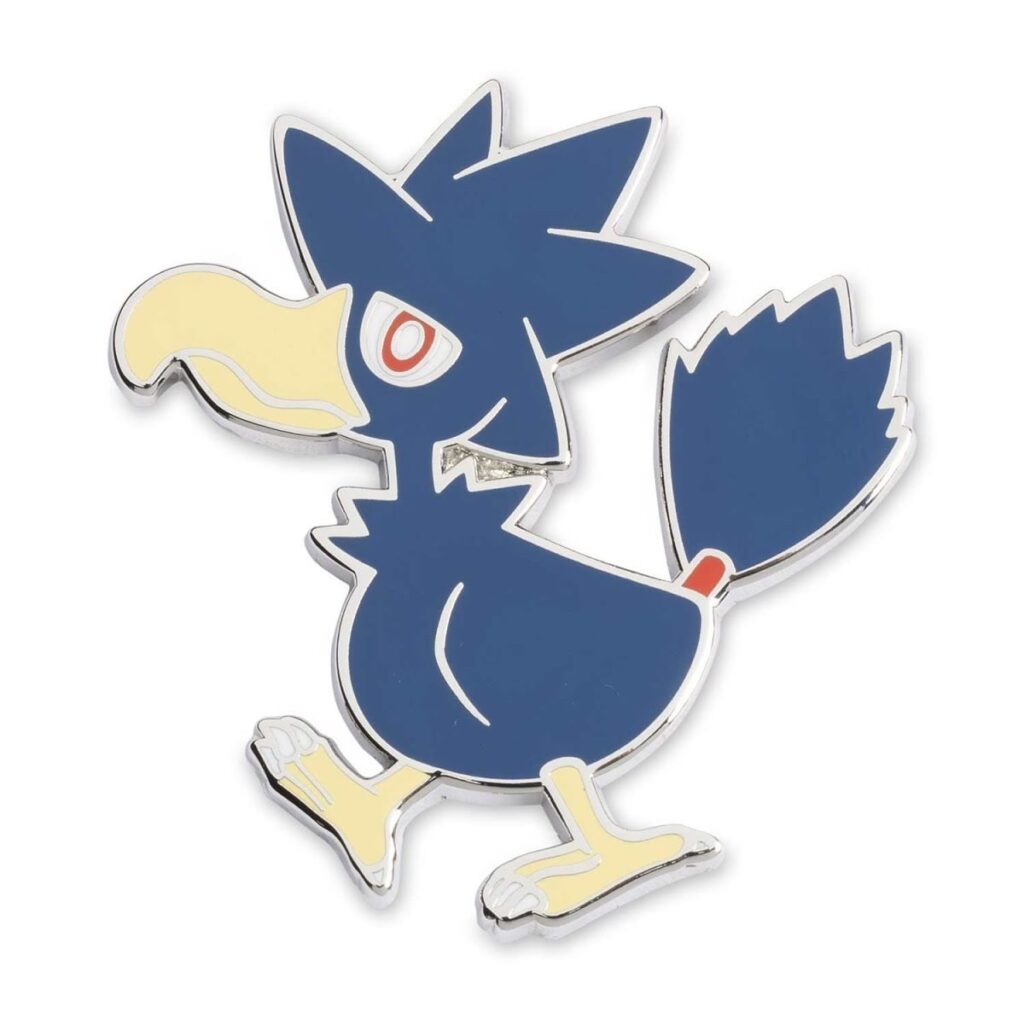 ad790131-95d8-5acb-9650-17fd0bc944ad-1024x1024-1.jpg Murkrow Pokémon Pin - Image 1