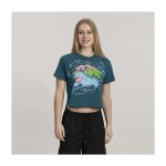 Mega Venusaur Green Crop T-Shirt – Women - Image 3