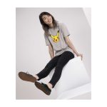 Pokémon Mood Collection: Pikachu Happy Fitted Crew Neck T-Shirt – Adult - Image 9