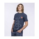 Munchlax Snack Time Navy Relaxed Fit Crew Neck T-Shirt – Adult - Image 5