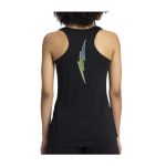 Pikachu Neon Pokémon Active Black, Green & Blue Performance Tank Top – Women - Image 2