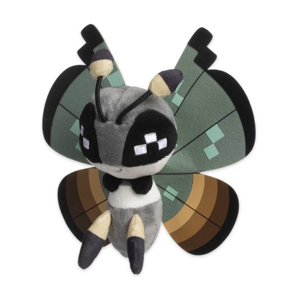 bfead4c1-7bc7-5d51-8b02-7c3c116dc58e-1024x1024-1.jpg Vivillon (Jungle Pattern) Sitting Cuties Plush – 6 ½ In. - Image 1