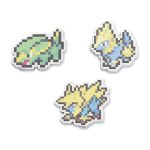 Electrike, Manectric & Mega Manectric Pokémon Pixel Pins (3-Pack)