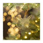 Pikachu Pokémon Winter Wonders Flat Brass Ornaments (6-Pack) - Image 5