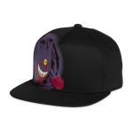 Mega Gengar Black Flat-Bill Hat (One Size-Adult)
