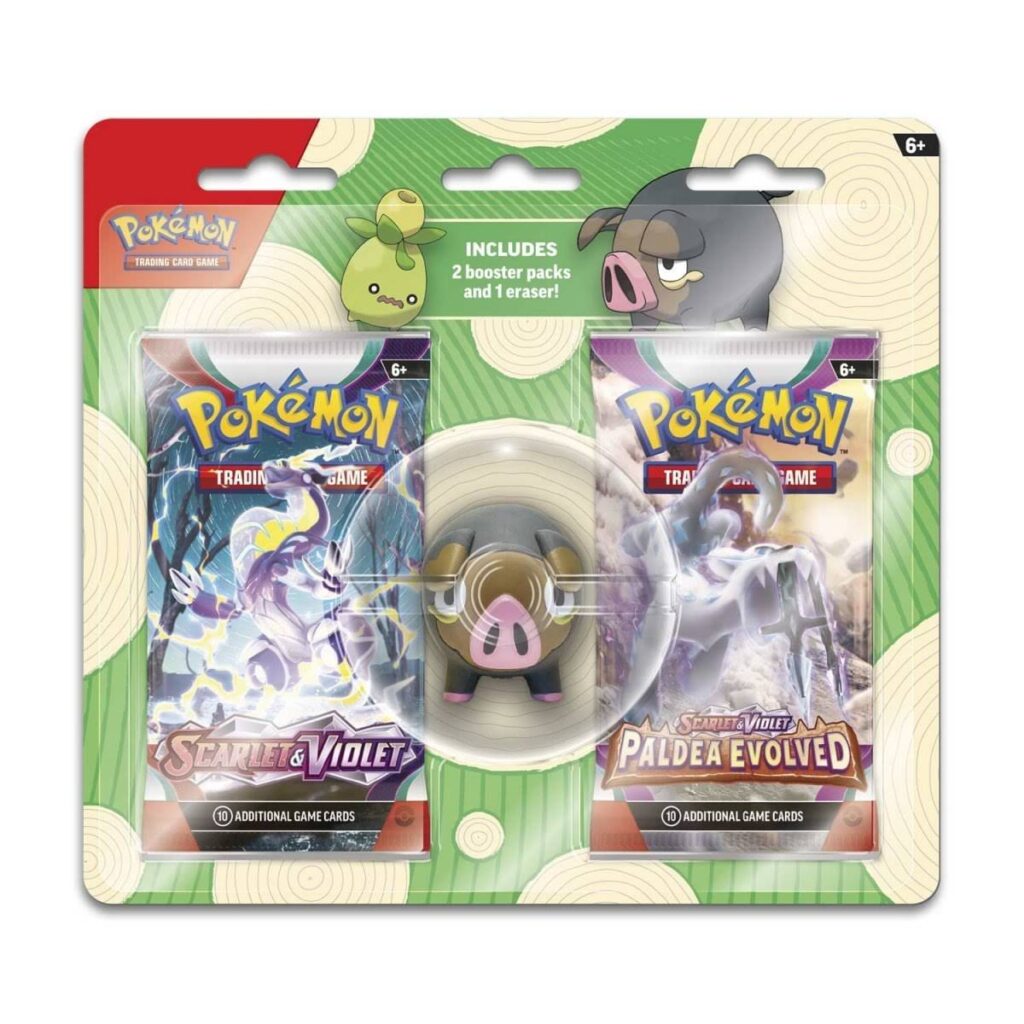 d1a958ea-6c16-5601-81d4-fb2bc3da9086-1024x1024-1.jpg Pokémon TCG: 2 Booster Packs & Lechonk Eraser - Image 1