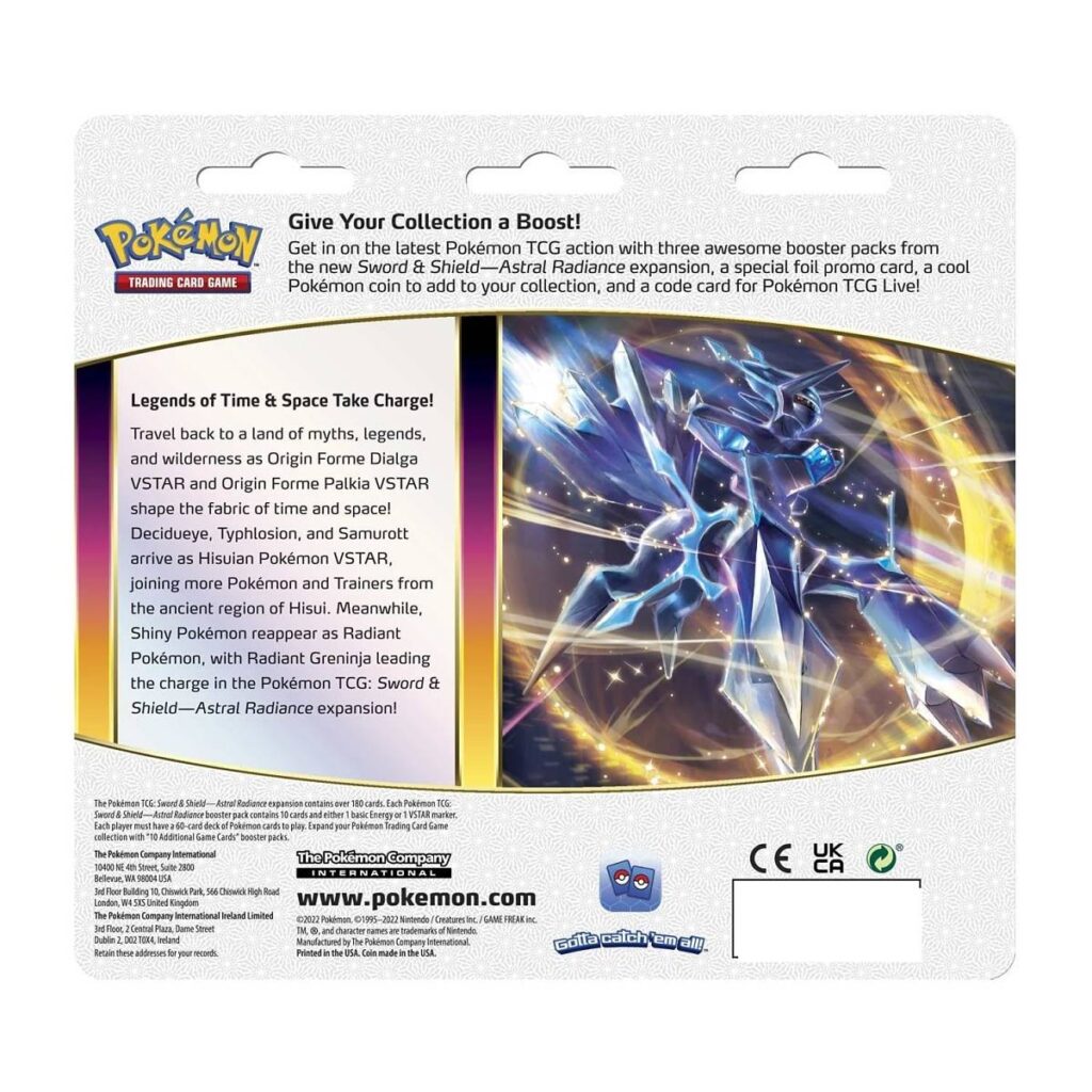d430b009-2df6-554a-9543-44876634cd4c-1024x1024-1.jpg Pokémon TCG: Sword & Shield-Astral Radiance 3 Booster Packs, Coin & Sylveon Promo Card - Image 1