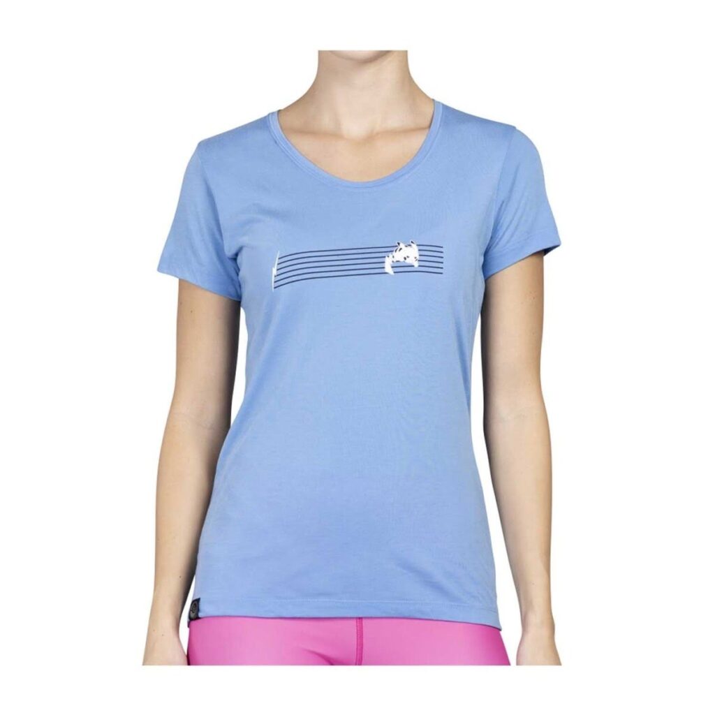 d51f2fdf-b246-5ae6-ae9f-026f57f81148-1024x1024-1.jpg Pikachu Pokémon Active Blue Performance T-Shirt – Women - Image 1