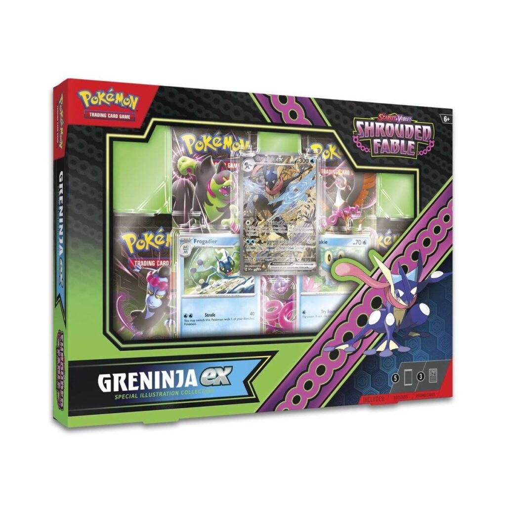 d6d6335b-c4b6-561f-bcff-69cfeefec03b-1024x1024-1.jpg Pokémon TCG: Scarlet & Violet-Shrouded Fable Greninja ex Special Illustration Collection - Image 1