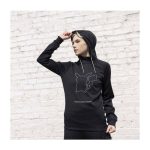 Pokémon Center × Craft: Pikachu Unify Black Hoodie – Women - Image 7