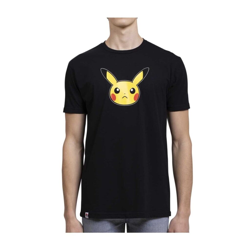 d900fb6d-e04b-5375-96b1-bbe16e76f27f-1024x1024-1.jpg Pokémon Mood Collection: Pikachu Angry Fitted Crew Neck T-Shirt – Adult - Image 1