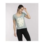 Pikachu & Sunflora Pokémon Nature: Spring Green Scoop Neck Festival T-Shirt – Women - Image 5