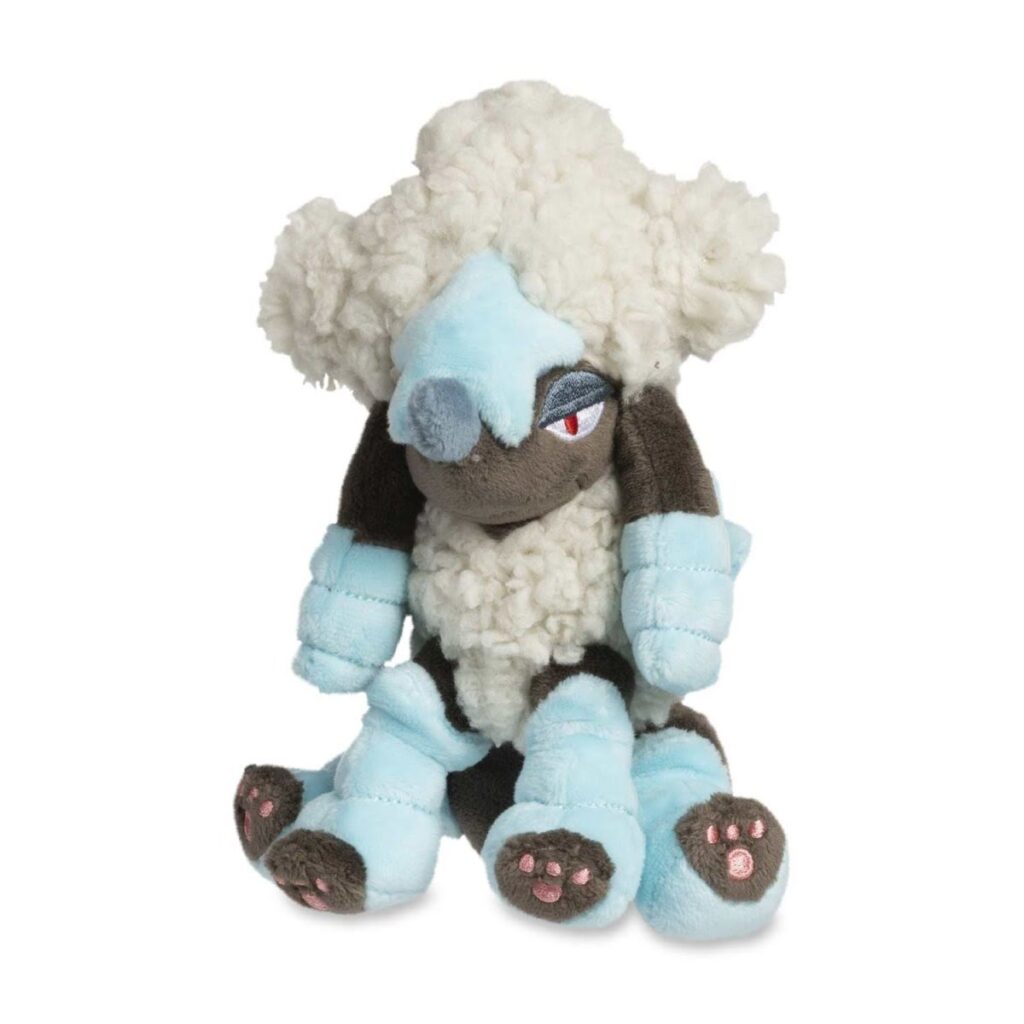 dff7d57b-980c-5af2-a7cb-f3403e421674-1024x1024-1.jpg Furfrou (Star Trim) Sitting Cuties Plush – 6 ¼ In. - Image 1
