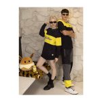 Eevee Evolutions: Jolteon Notch Neck T-Shirt – Men - Image 3