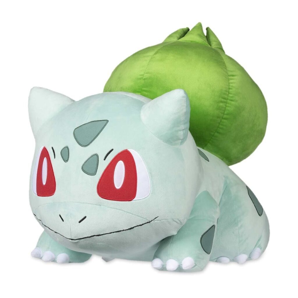 e35cd9a5-adb3-5071-8958-b939fa8d8e20-1024x1024-1.jpg Bulbasaur Poké Plush – 24 ¾ In. - Image 1