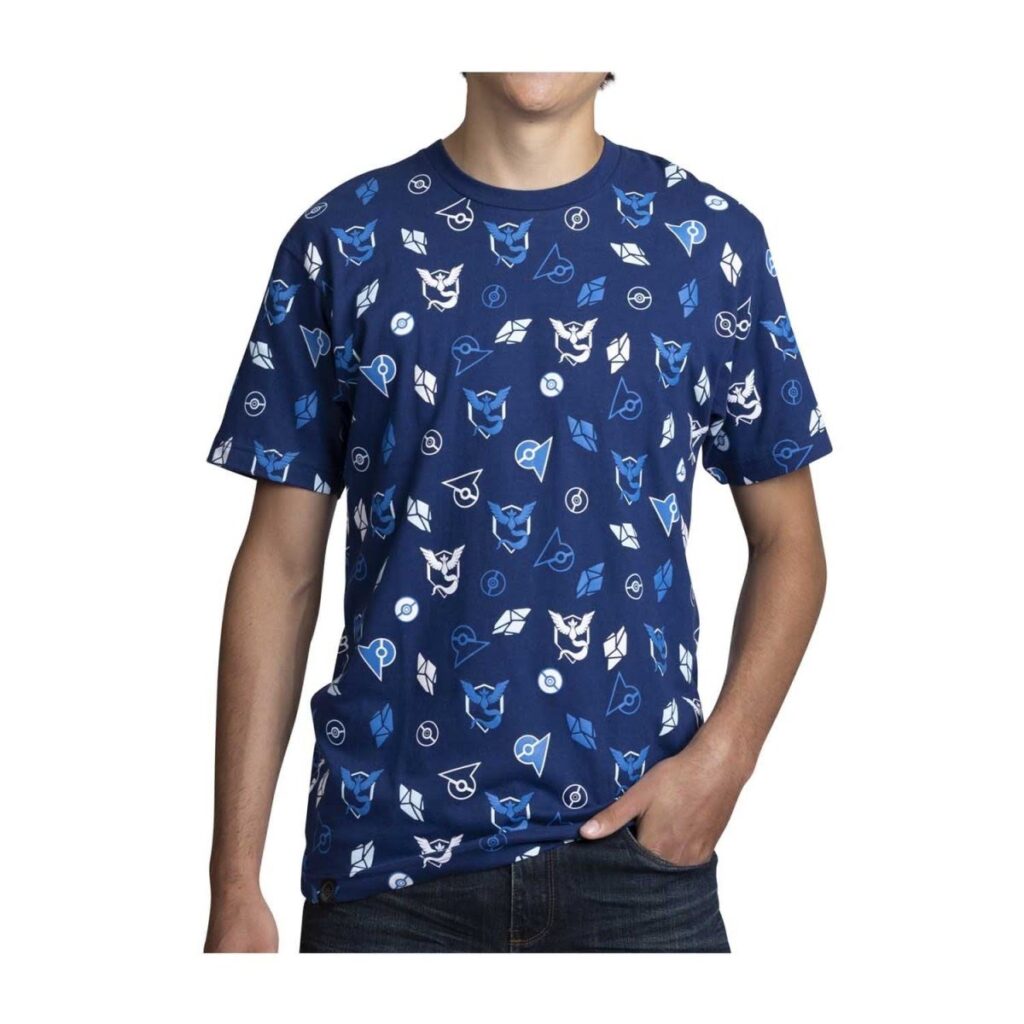 ea9145ff-b227-5ce2-b4df-f4ff941cc5da-1024x1024-1.jpg Team Mystic Pokémon GO Teams Allover-Print Relaxed Fit Crew Neck T-Shirt – Adult - Image 1