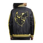 Pikachu Pokémon Jackets Black Insulated Snap-Down Jacket – Adult - Image 2