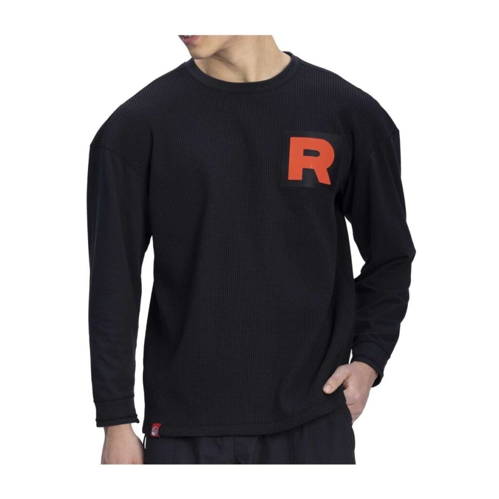 ed0a25f0-1ef2-525e-949a-72d333b70950-1024x1024-1.jpg Team Rocket HQ Collection Black Relaxed Fit Long-Sleeve T-Shirt – Adult - Image 1