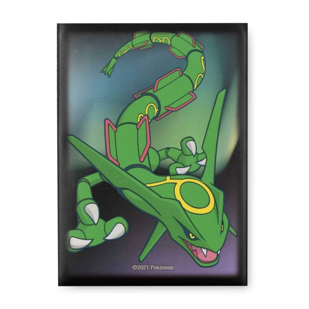 ee694a3a-47a1-5095-9799-e199fd33d01c-1024x1024-1.jpg Pokémon TCG: Rayquaza Legendary Lights Card Sleeves (65 Sleeves) - Image 1