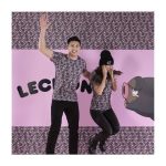 Lechonk Pink Allover-Print Relaxed Fit Crew Neck T-Shirt – Adult - Image 5
