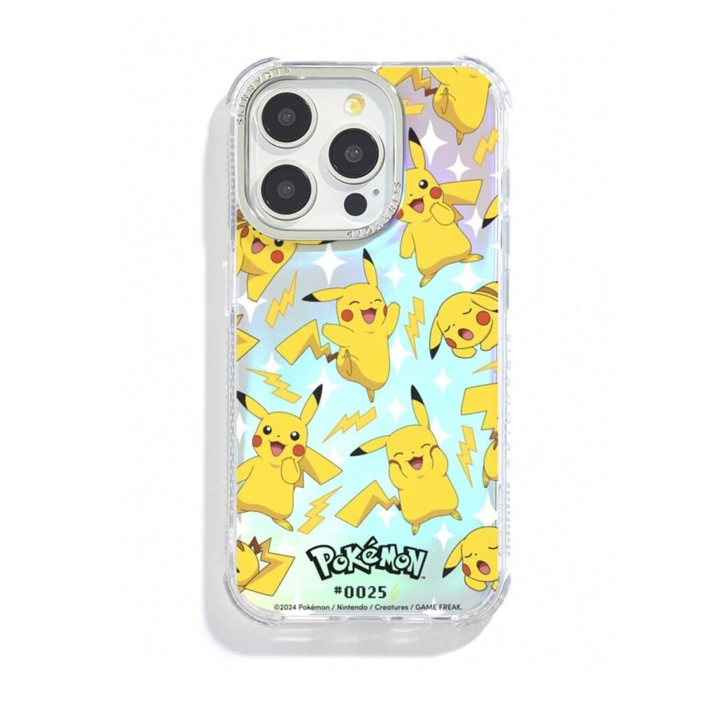 f40be2dc-5d83-5bce-9580-932ff08fb1cd-1024x1024-1.jpg Pokémon × Skinnydip: Holo Pikachu Shock Case for iPhone - Image 1