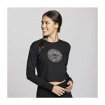 Pikachu, Shiinotic & Friends Pokémon Nature: Fall Black Heavyweight Crop Long-Sleeve Shirt – Women - Image 6