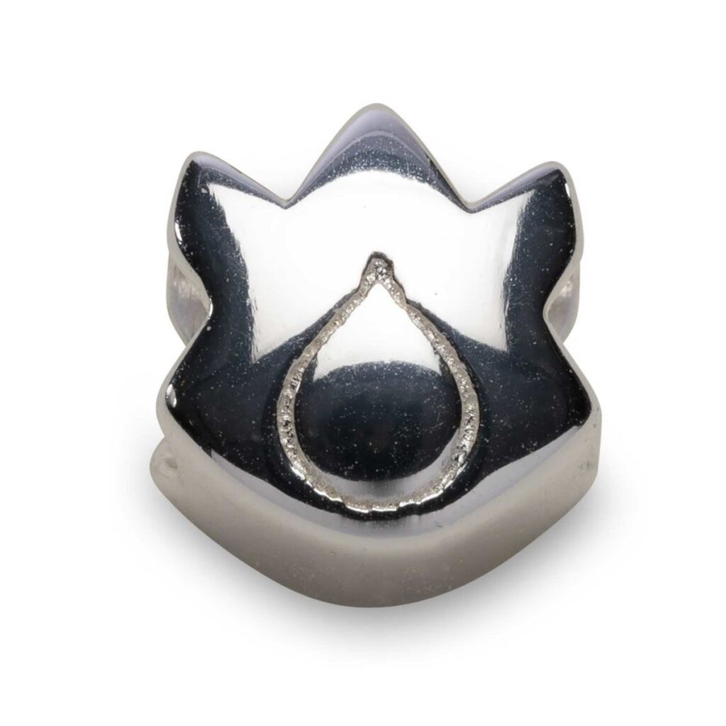 fe6bc62f-4da7-59d2-826f-2efee63d1416-1024x1024-1.jpg Pokémon Jewelry – Charms: Volcano Badge Sterling Silver Bead Charm - Image 1