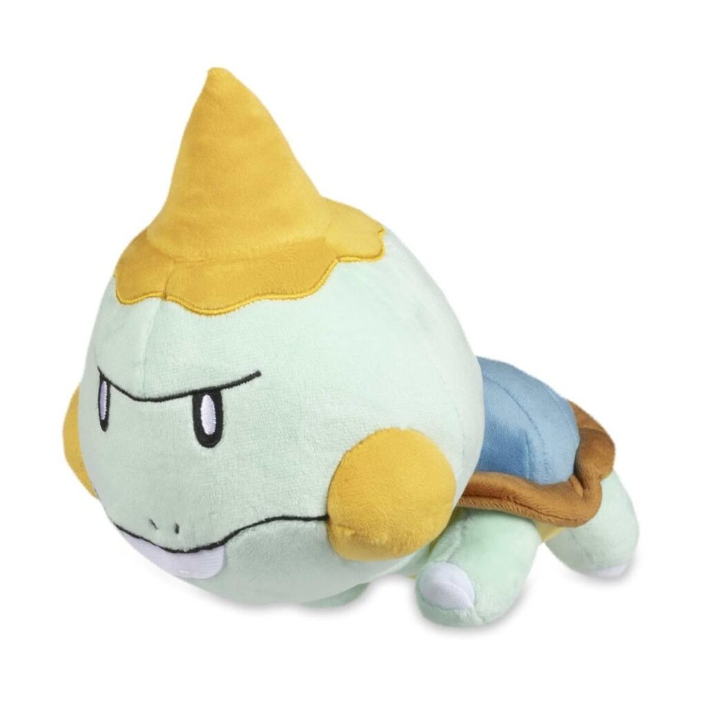 ff41c3f5-2ade-52c2-b713-f205bf451e6a-1024x1024-1.jpg Chewtle Poké Plush – 9 ¾ In. - Image 1